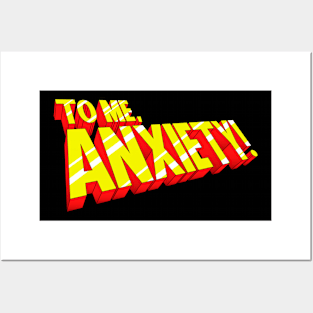 To Me Anxiety 90s Posters and Art